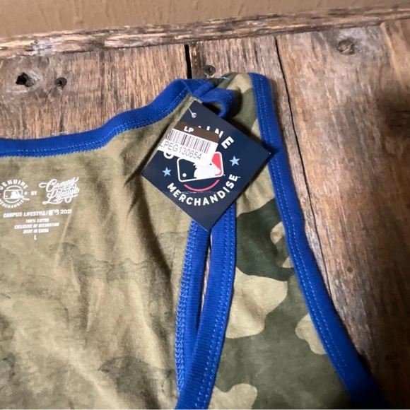 NWT Chicago Cubs MLB Camo Tank Top Size L  Campus Lifestyle Genuine Merchandise - Picture 3 of 8